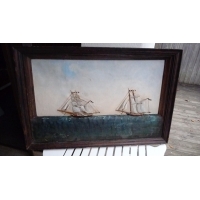 DIORAMA COMPAGNIE DE NAVIGATION BORDES