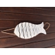   DESSOUS DE PLAT POISSON EN BOIS