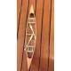 maquette de canoe bois vernis