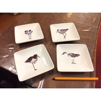 SET DE 4 RAVIERS OISEAUX BELIN