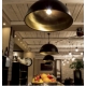 lustre laiton noir mat  Moretti Luce