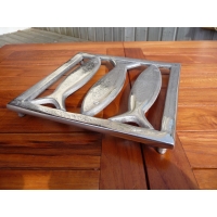  DESSOUS DE PLAT POISSON EN ALUMINIUM