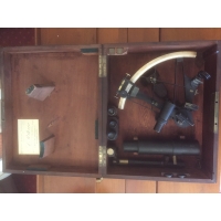 Sextant de marine français ancien de chez Poitevin