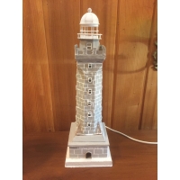 LAMPE MARINE PHARE METAL ECKMUHL BRETAGNE