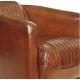 Fauteuil club sport Benodet cuir vintage