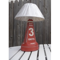  LAMPE BALISE DE CHENAL BOIS ROUGE