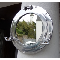  hublot miroir aluminium ouvrant 38cm 