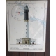 Plaque metal phare breton ile de sein 30x40