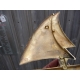 Accroche clefs voilier laiton