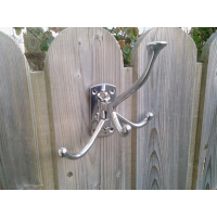 Porte manteau 4 patères pivotantes chromé