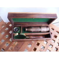 coffret longue vue loupe boussole