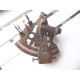 Sextant laiton Kelvin en coffret vitrine palissandre