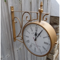 Pendule de gare double